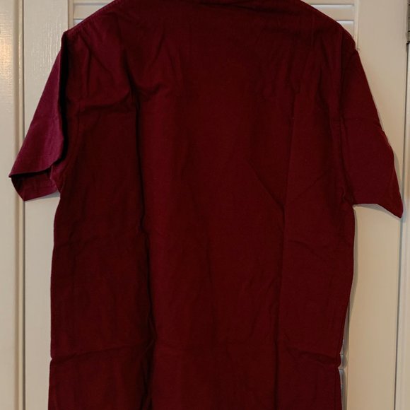 T-Shirt Hard Rock Cafe Athens Vintage Tee Shirt Size Large  Maroon - Picture 3 of 3